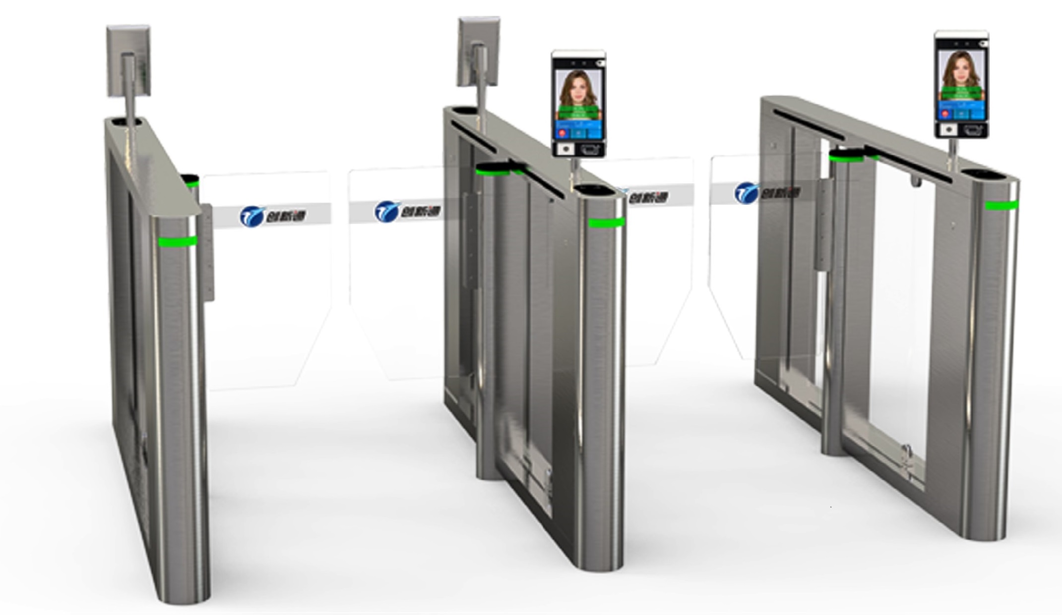 擺閘,三輥閘,速通閘,旋轉(zhuǎn)閘,平移閘,一字閘,人臉識(shí)別，